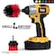 Drillbrush Cleaning Supplies - Outdoor - Garden - Patio - Deck Brush - Mini R-S-2M-QC-DB - alternate 2